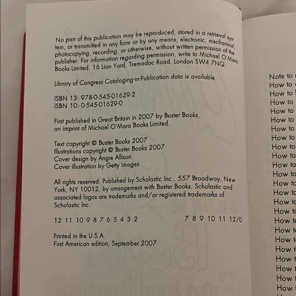 The Girls' Book how to be the best at everything- Red Cover 2007 - Picture 5 of 5
